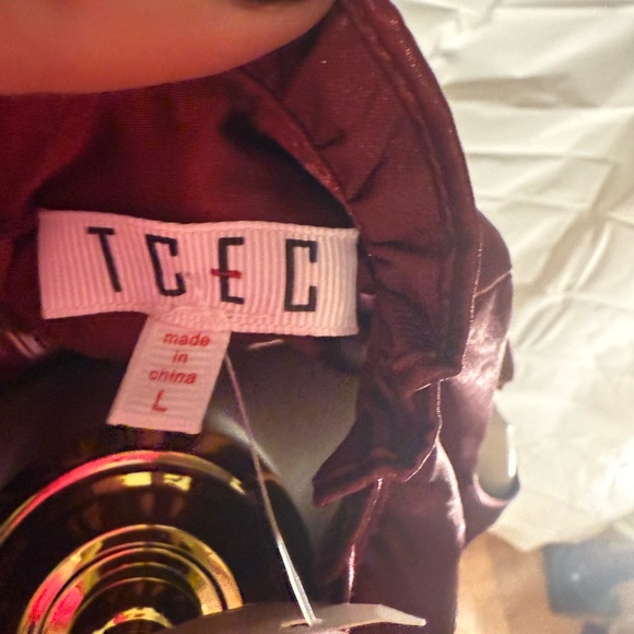 TCEC Red Ruffled Tiered Sundress with Halter Neckline - Picture 4 of 6